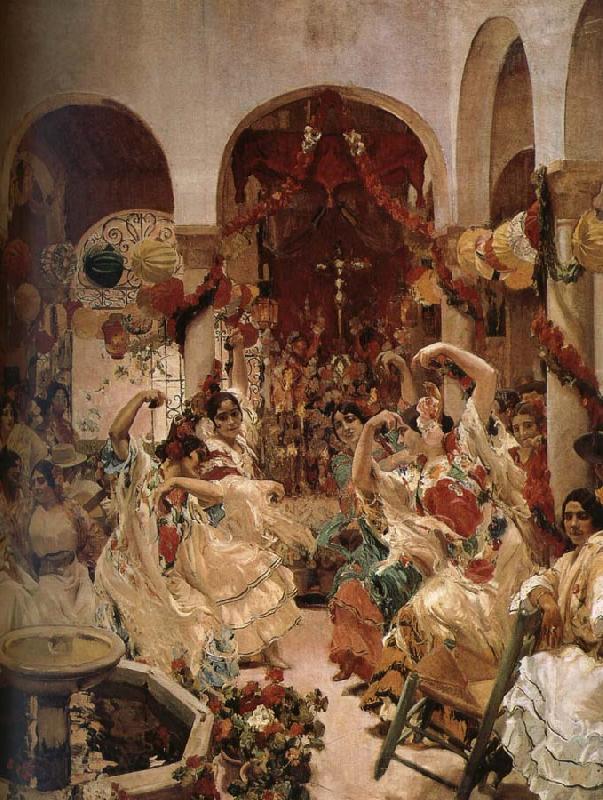 Joaquin Sorolla Sevilla Dance Spain oil painting art